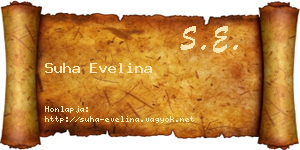 Suha Evelina névjegykártya